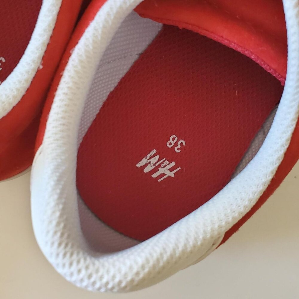 H&M Red "suede" Sneakers - Picture 6 of 7